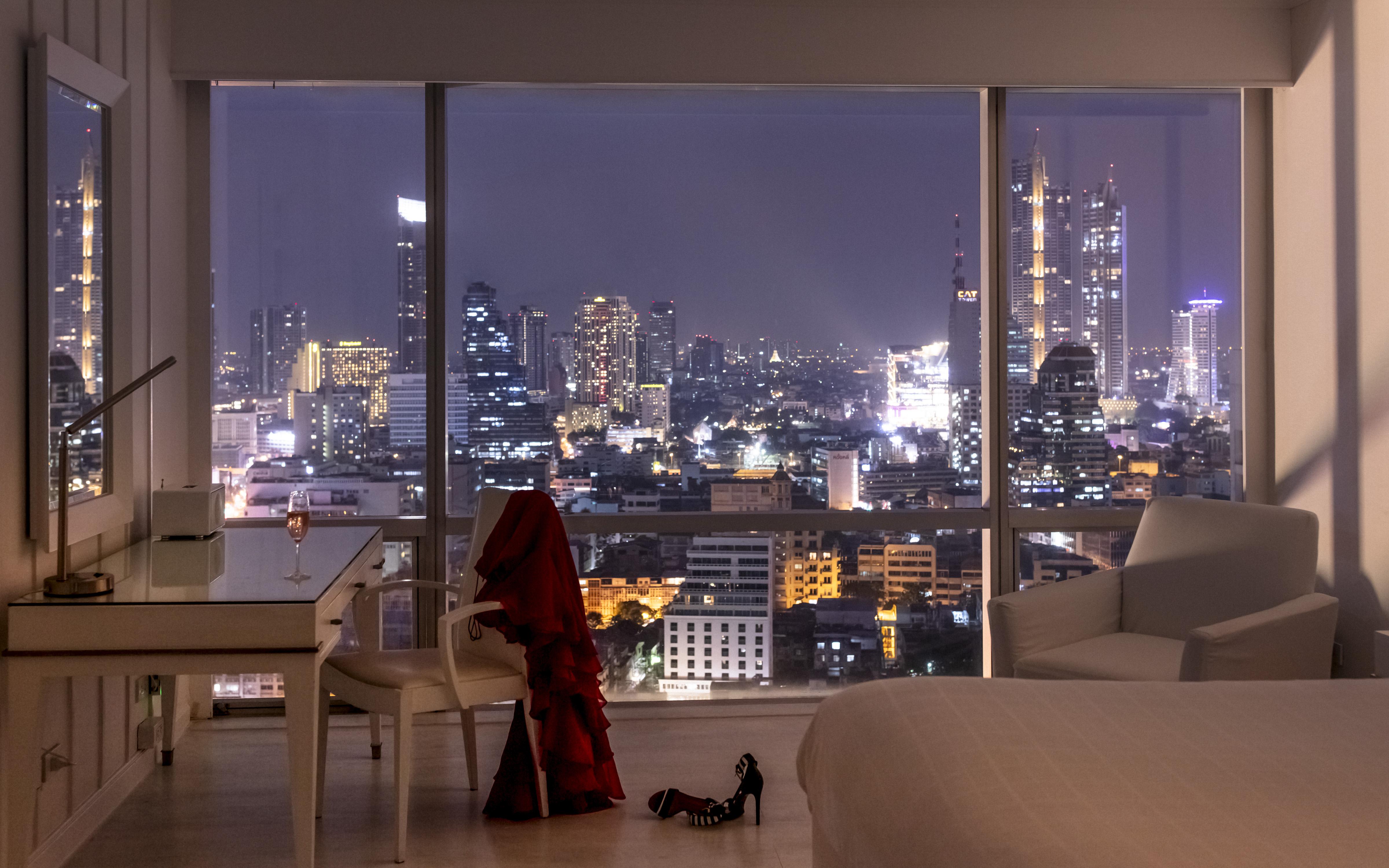 Pullman Bangkok Hotel G Екстериор снимка View from a condominium in Bangkok
